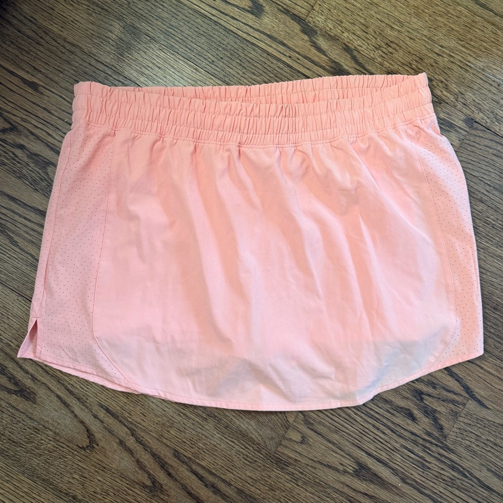 Calia by Carrie Underwood Peach Blush Athletic Skort with Elastic Waistband‎
